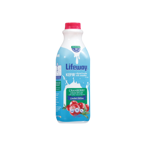 slide 1 of 1, Lifeway kefir, cranberry crème brûlée, 32 fl oz