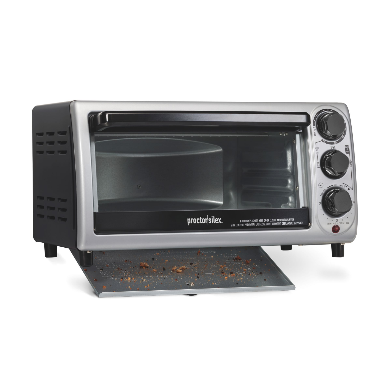 slide 2 of 3, Hamilton Beach Proctor Silex 4 Slice Toaster Oven - Each, 1 ct