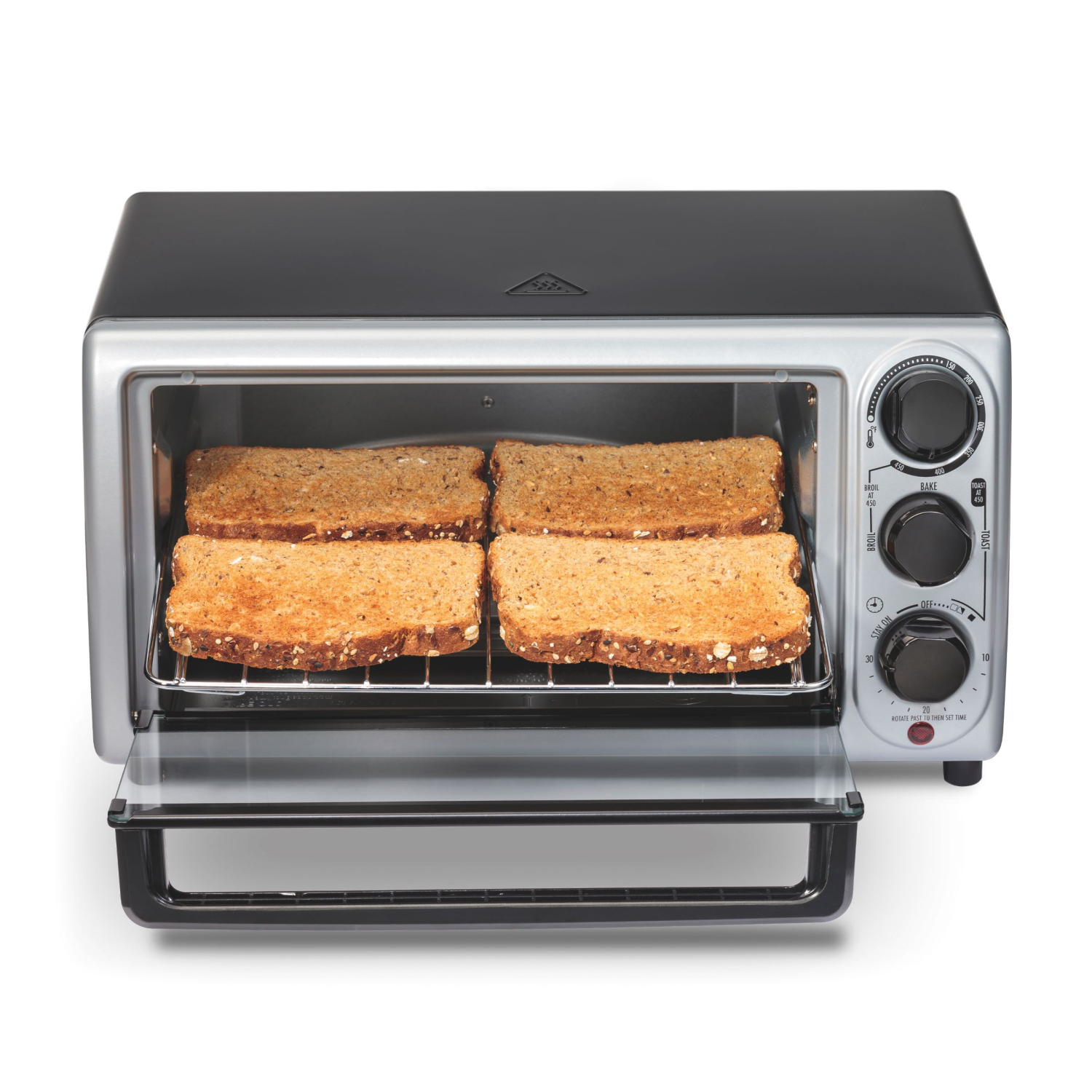 slide 3 of 3, Hamilton Beach Proctor Silex 4 Slice Toaster Oven - Each, 1 ct