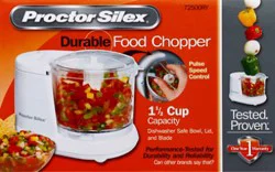 Proctor Silex 1.5 Cup Capacity Food Chopper - Ea