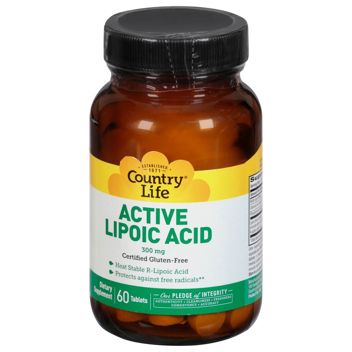 slide 3 of 9, Country Life Active Lipoic Acid, 60 ct