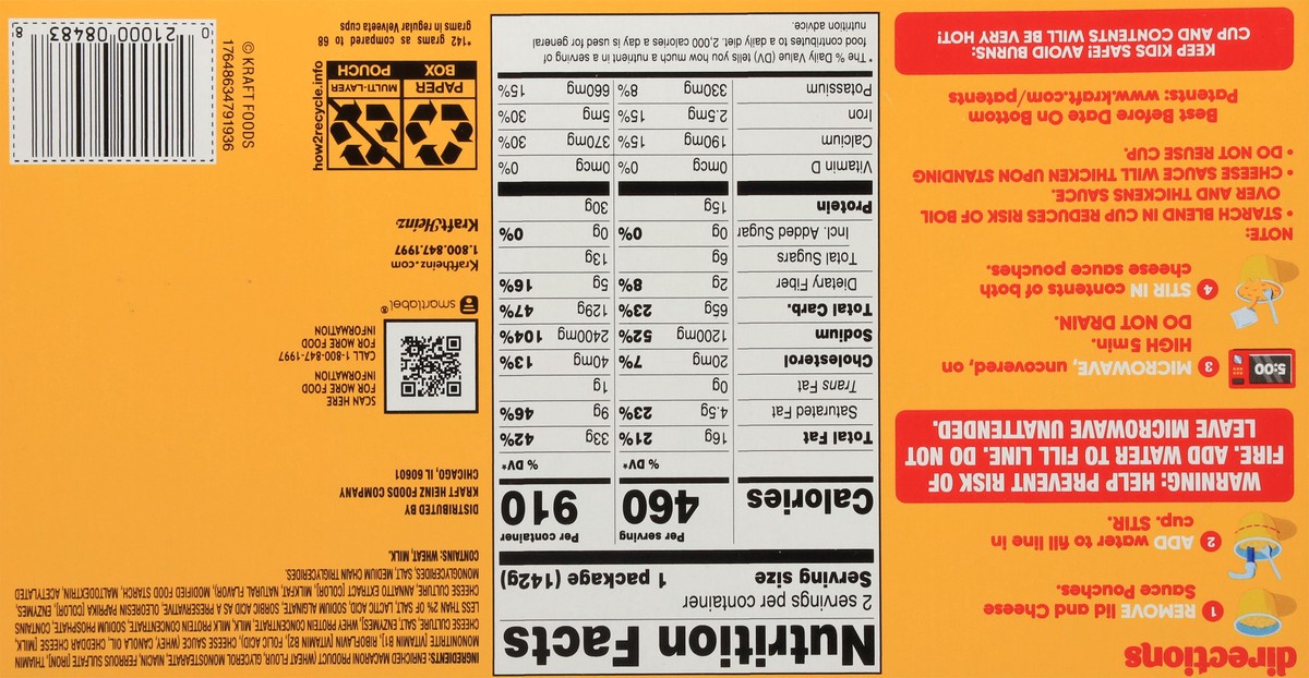 slide 9 of 13, Velveeta Shells & Cheese Original Microwaveable Shell Pasta & Cheese Sauce Big Cup, 2 ct Pack, 5 oz Cups, 2 ct