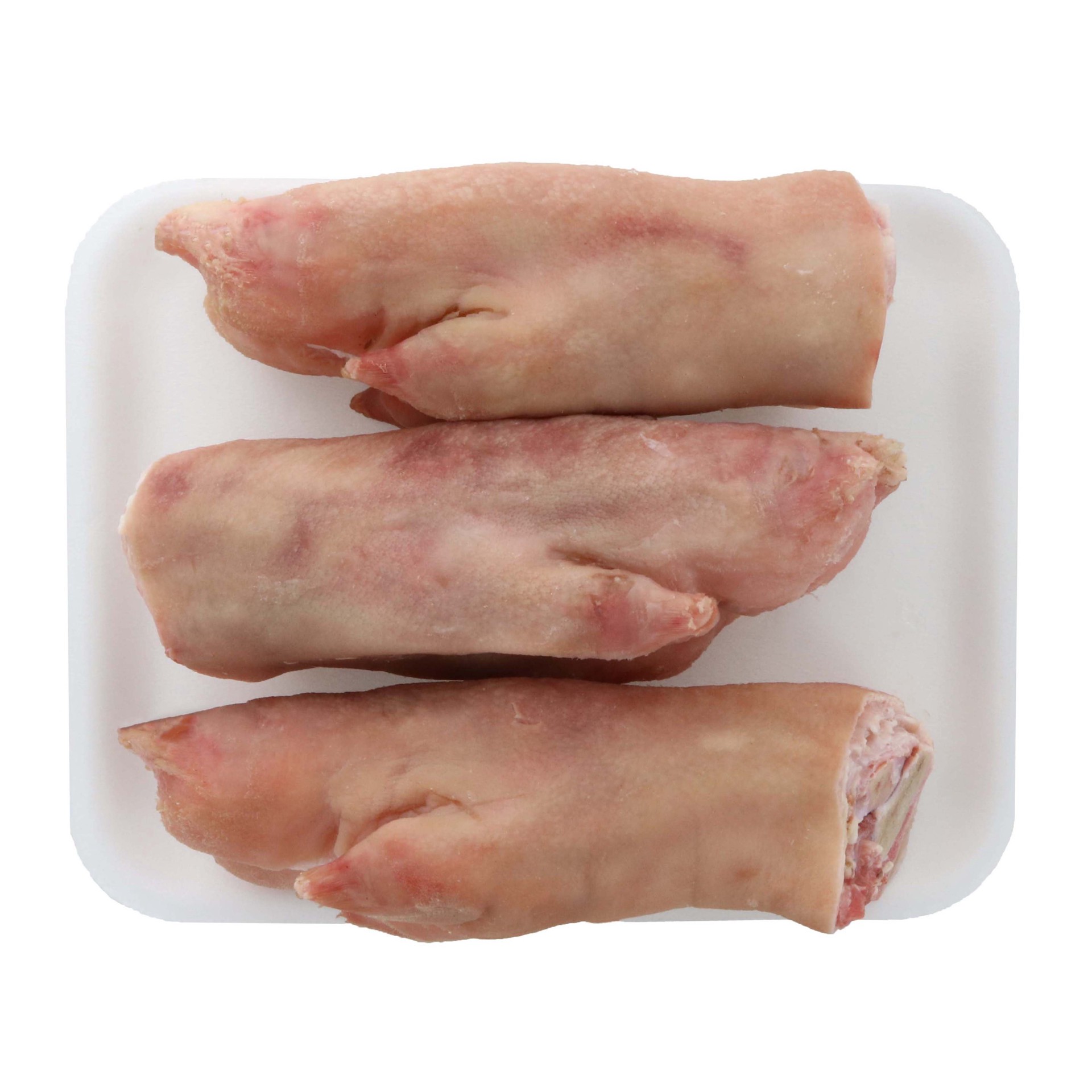 slide 1 of 1, Pork Split Feet, per lb