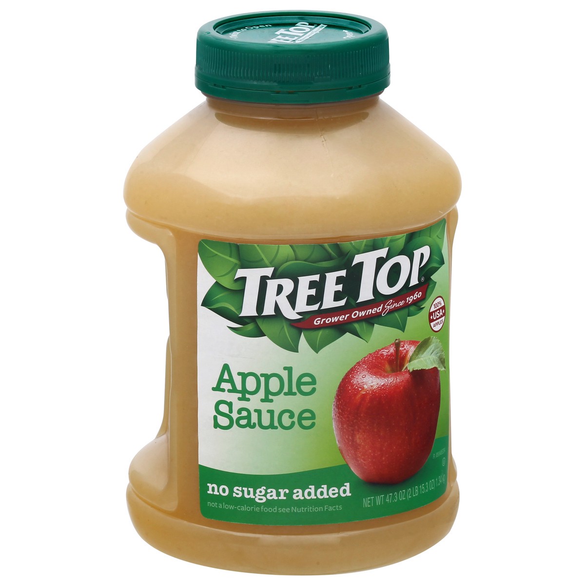 slide 2 of 9, Tree Top No Sugar Added Apple Sauce 47.3 oz, 