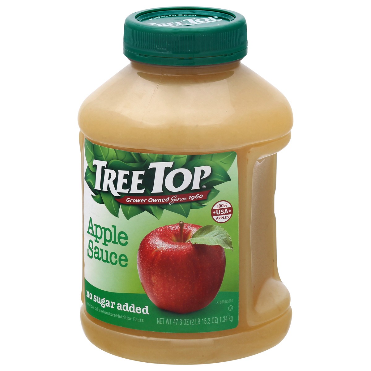 slide 3 of 9, Tree Top No Sugar Added Apple Sauce 47.3 oz, 