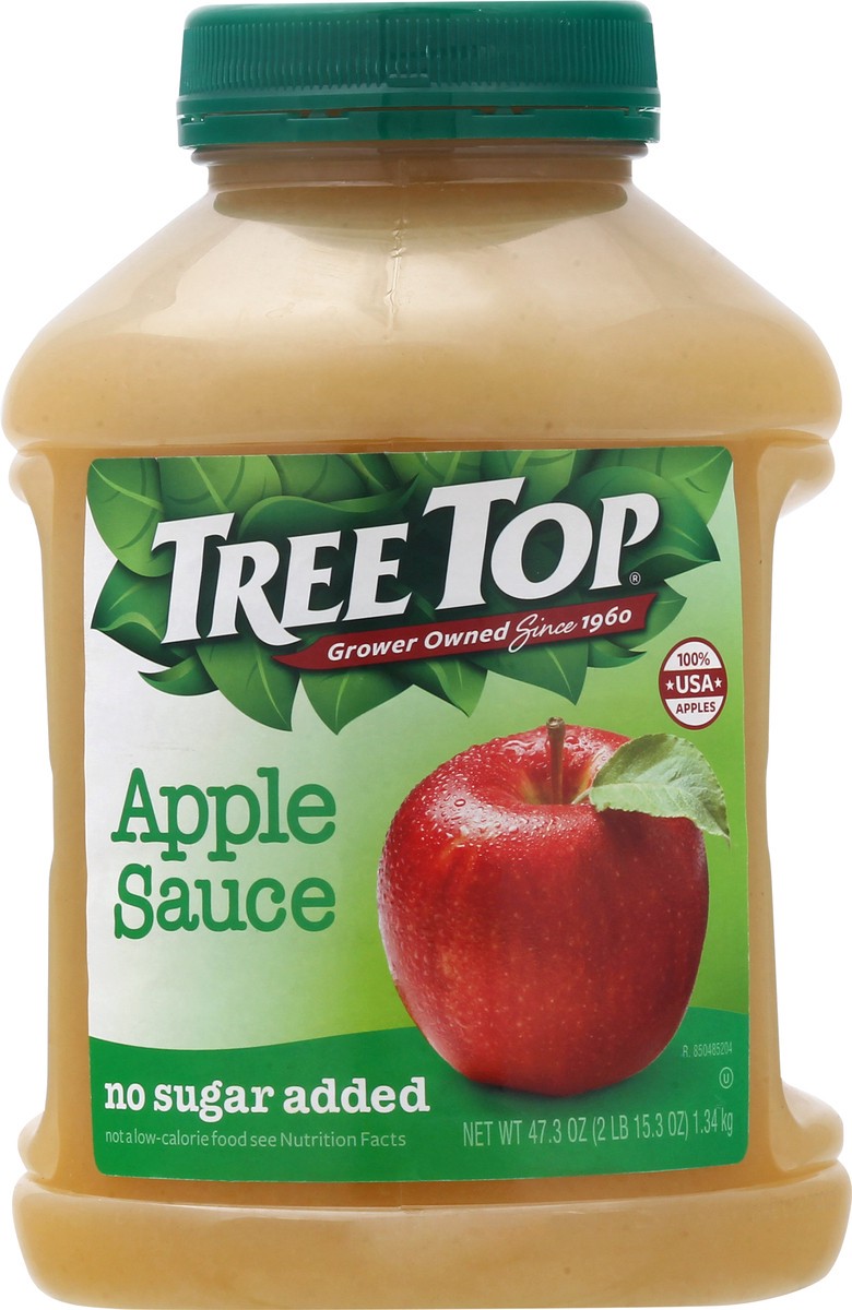 slide 6 of 9, Tree Top No Sugar Added Apple Sauce 47.3 oz, 