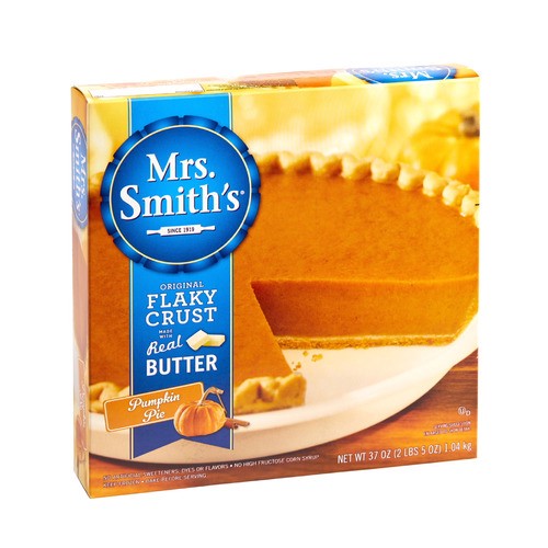 slide 1 of 1, Mrs. Smith's® frozen original flaky crust pumpkin pie, 37 oz