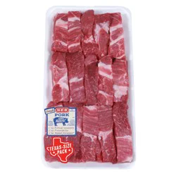 H-E-B Boneless Country-Style Boston Butt Pork Ribs - Texas-Size Pack
