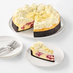 The Cheesecake Factory White Chocolate Raspberry Cheesecake, 10"