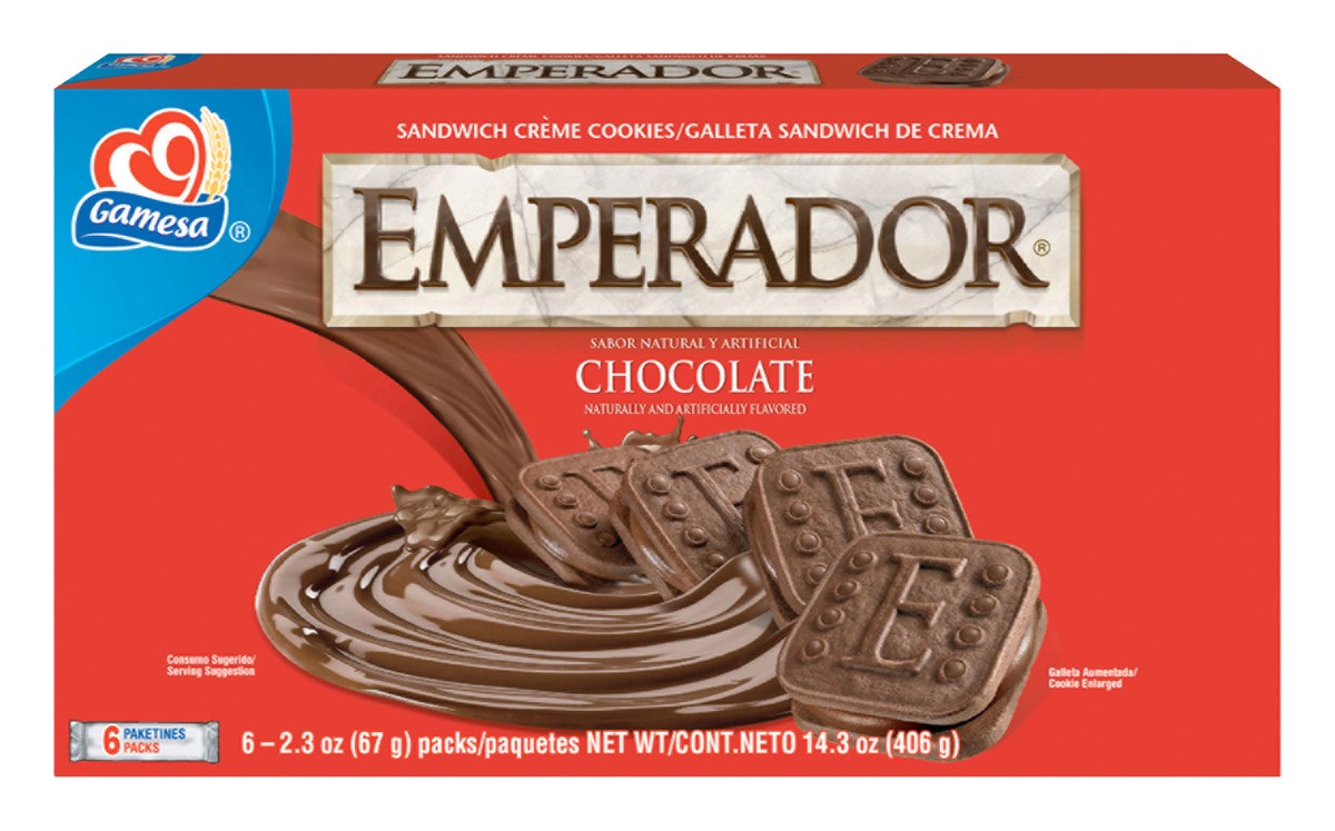 slide 4 of 4, Gamesa Cookies, Chocolate, 14.34 oz