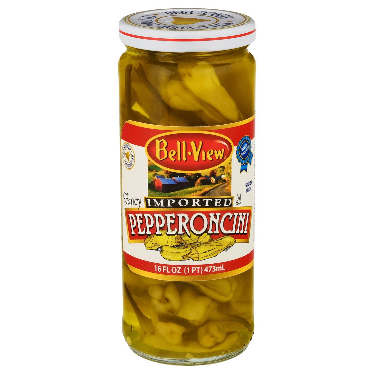 slide 1 of 10, Bell-View Imported Pepperoncini 16 fl oz, 16 fl oz