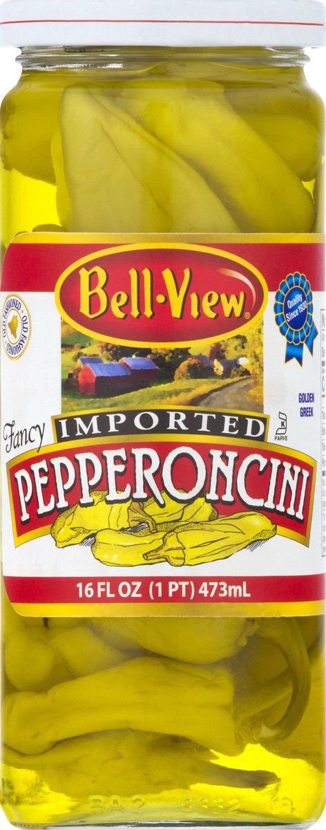 slide 10 of 10, Bell-View Imported Pepperoncini 16 fl oz, 16 fl oz