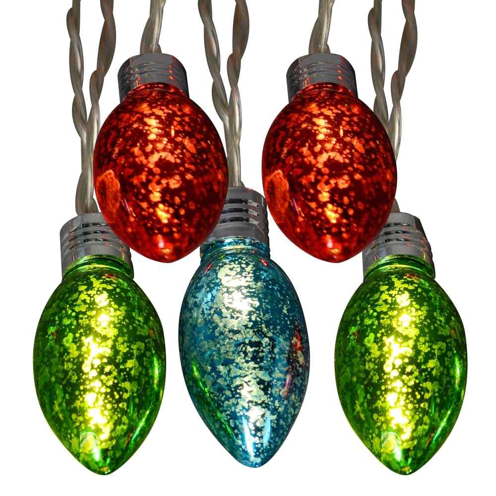 slide 1 of 1, Holiday Home Led C9 String Lights - Multi-Colored, 10 ct