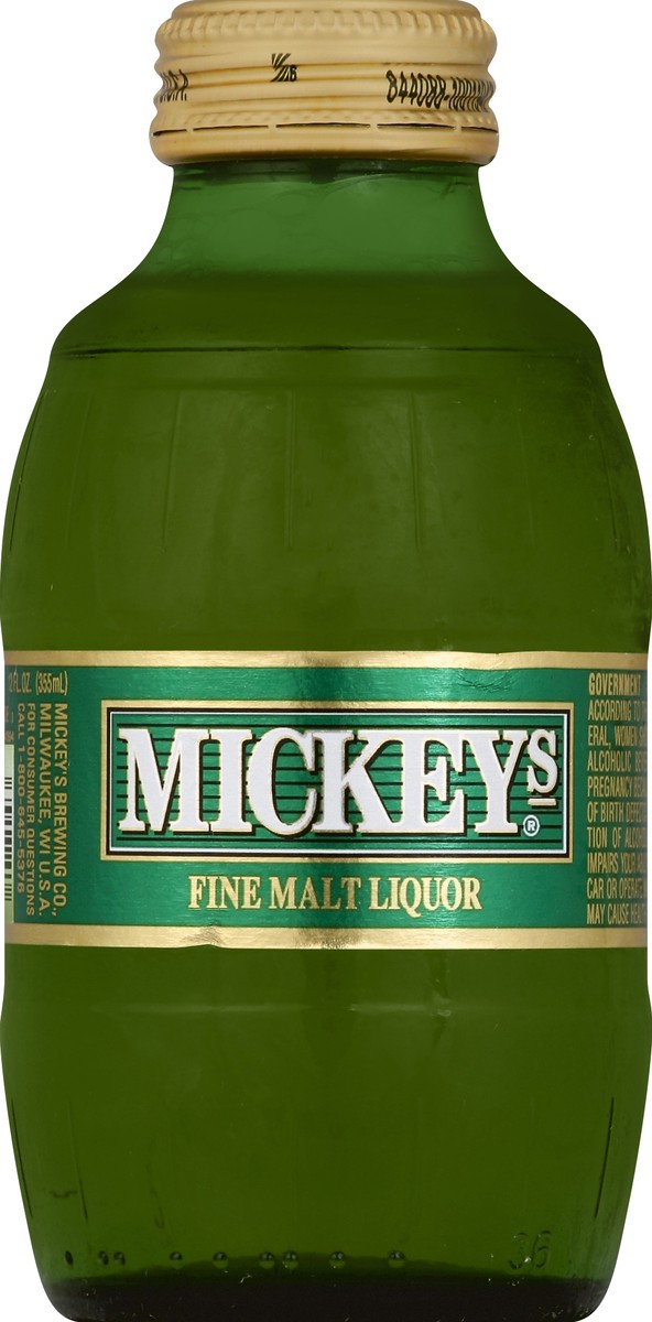 slide 4 of 5, Mickey's Fine Malt Liquor, 12 fl oz