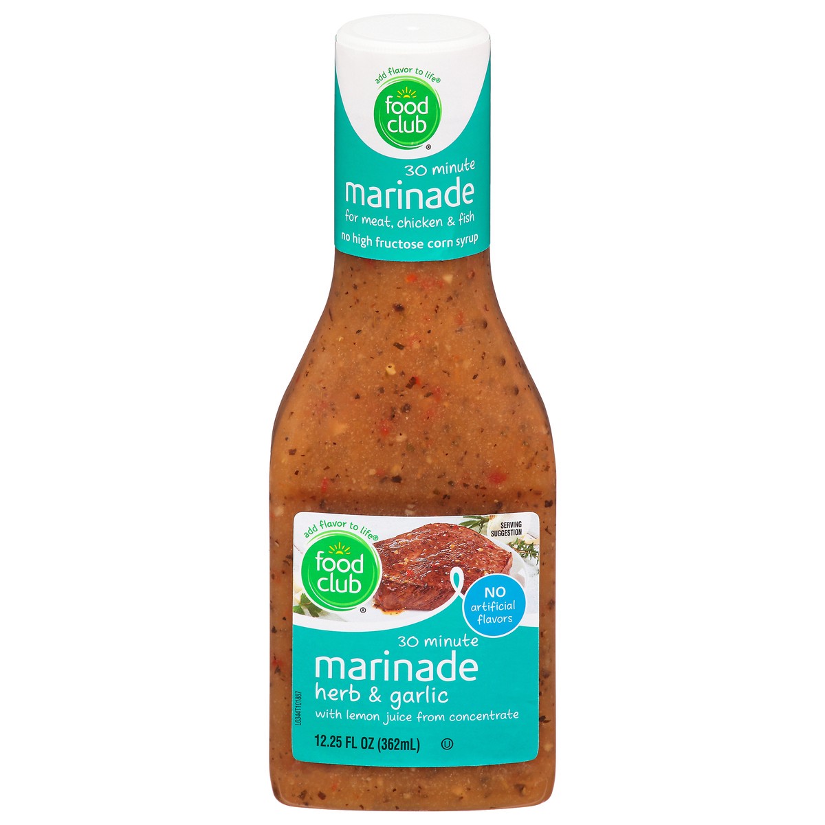 slide 1 of 6, Food Club Herb and Garlic Marinade, 12.25 oz