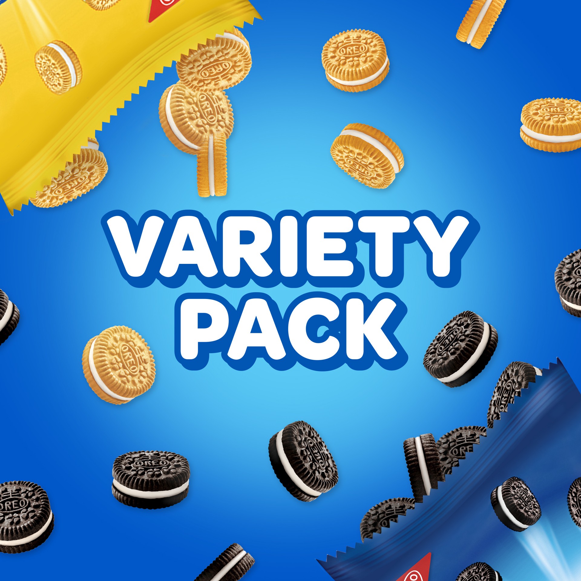 slide 2 of 5, Nabisco Mini Oreo Variety Classic/Golden, 45 oz