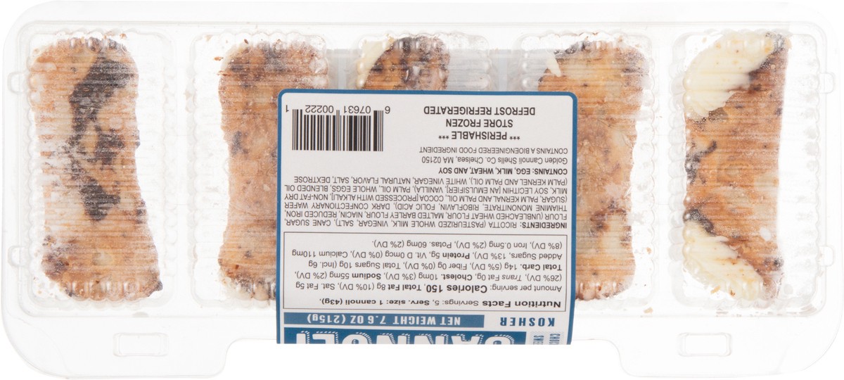 slide 4 of 13, Golden Cannoli Handmade Cannoli 7.6 oz, 7.6 oz