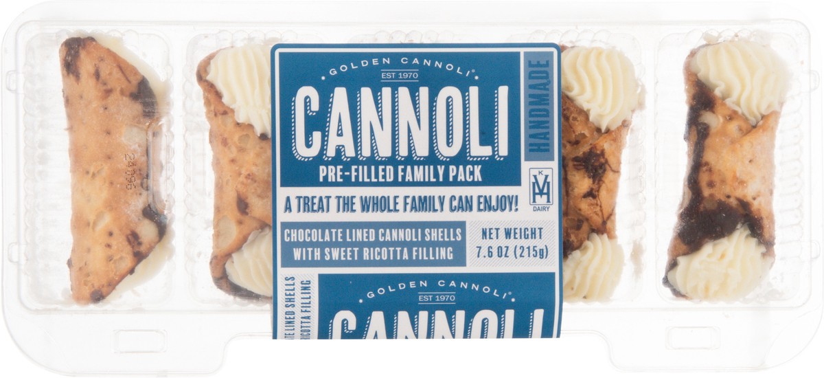 slide 5 of 13, Golden Cannoli Handmade Cannoli 7.6 oz, 7.6 oz