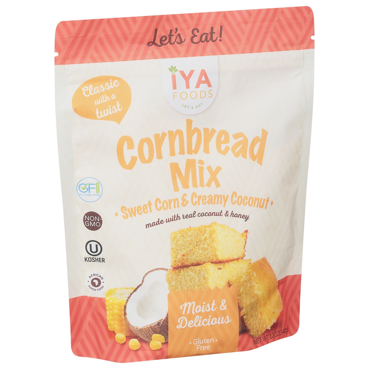 slide 8 of 9, Iya Foods Sweet Corn & Creamy Coconut Cornbread Mix 12 oz, 12 oz