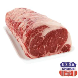 H-E-B Boneless Whole Beef Ribeye Roast - USDA Choice