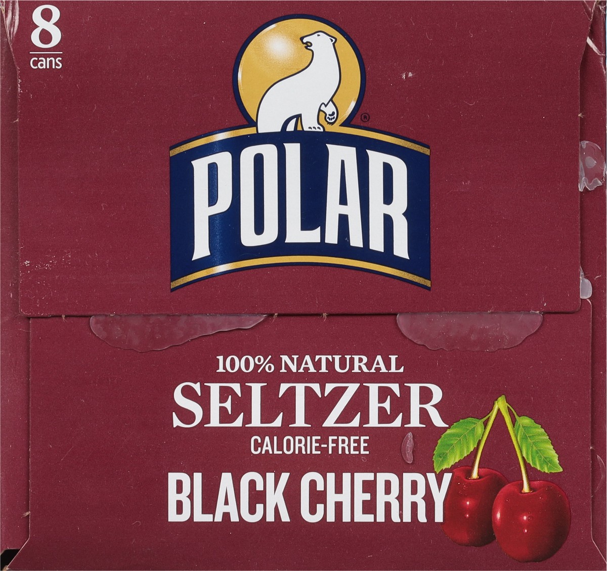 slide 5 of 9, Polar Calorie-Free Black Cherry Seltzer 8 - 12 fl oz Cans, 8 ct