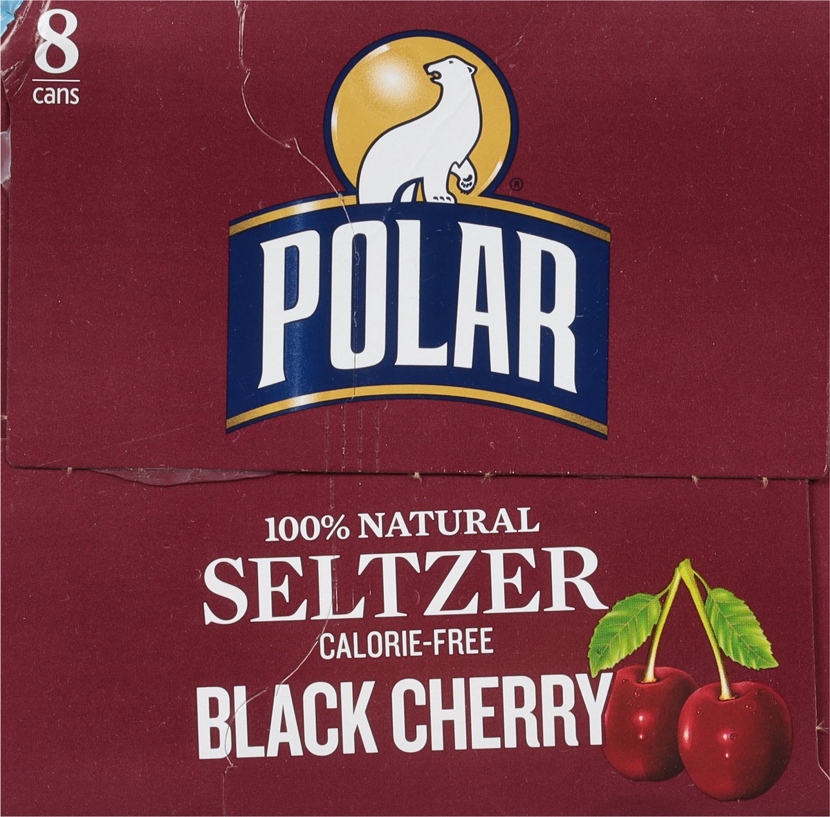 slide 6 of 9, Polar Calorie-Free Black Cherry Seltzer 8 - 12 fl oz Cans, 8 ct