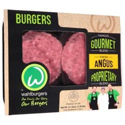Wahlburgers Fresh Angus Famous Gourmet Blend Burgers 21.32 oz