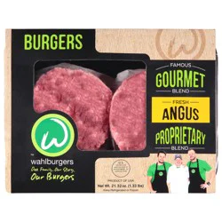Wahlburgers Fresh Angus Famous Gourmet Blend Burgers 21.32 oz