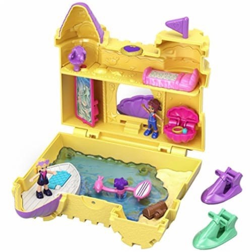 slide 1 of 2, Polly Pocket Big Pocket World, Sandcastle Theme, 1 ct