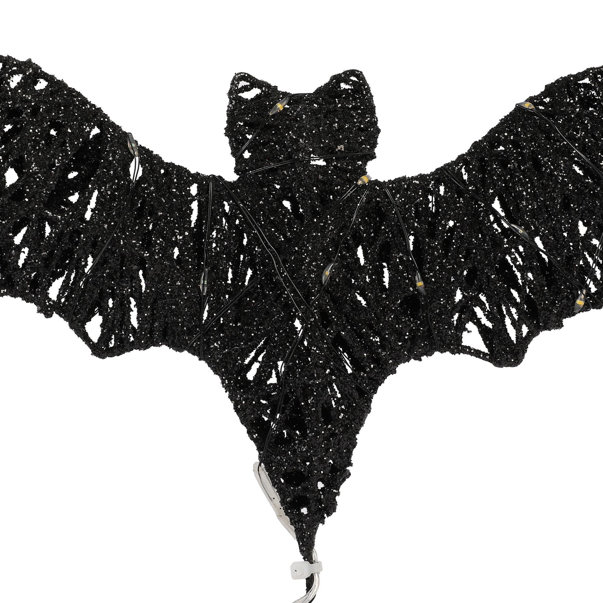 slide 2 of 3, 9" Black Bat Lighted Tree Topper By Ashland, 9 in