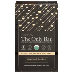 Truvani The Only Bar Chocolate Brownie Flavored Bars - 12 - 1.76 oz