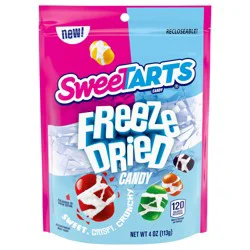 SweeTARTS Freeze Dried Candy 4 Ounce Stand Up Bag