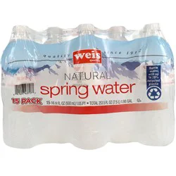Weis Quality Natural Spring Water- 253.5 fl oz