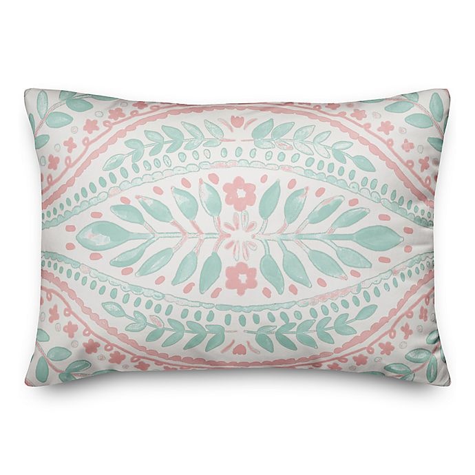 slide 1 of 1, Designs Direct Solid Mint Design Square Throw Pillow - Pink, 1 ct