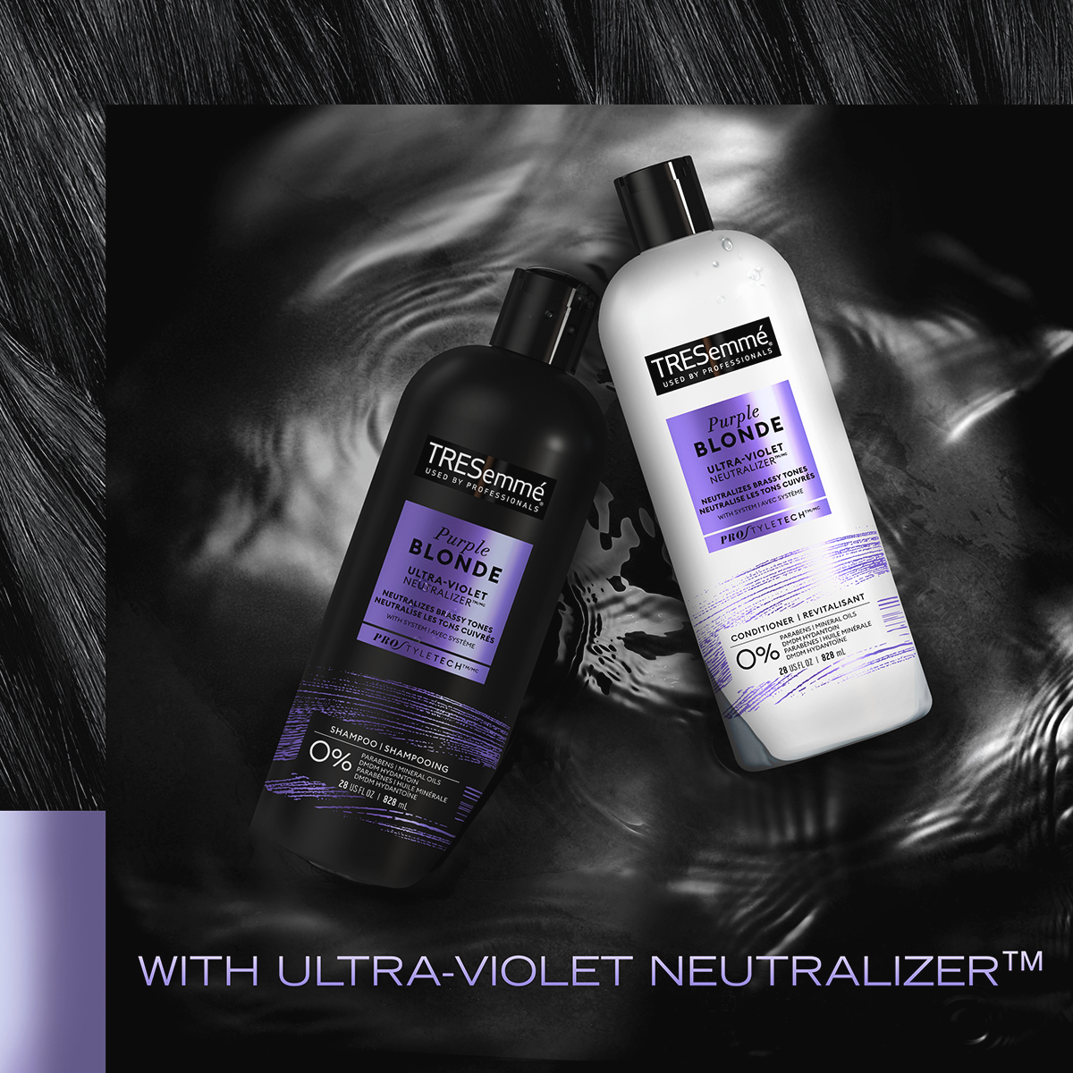 slide 13 of 25, TRESemmé Cruelty-Free Purple Blonde Conditioner, 28 oz