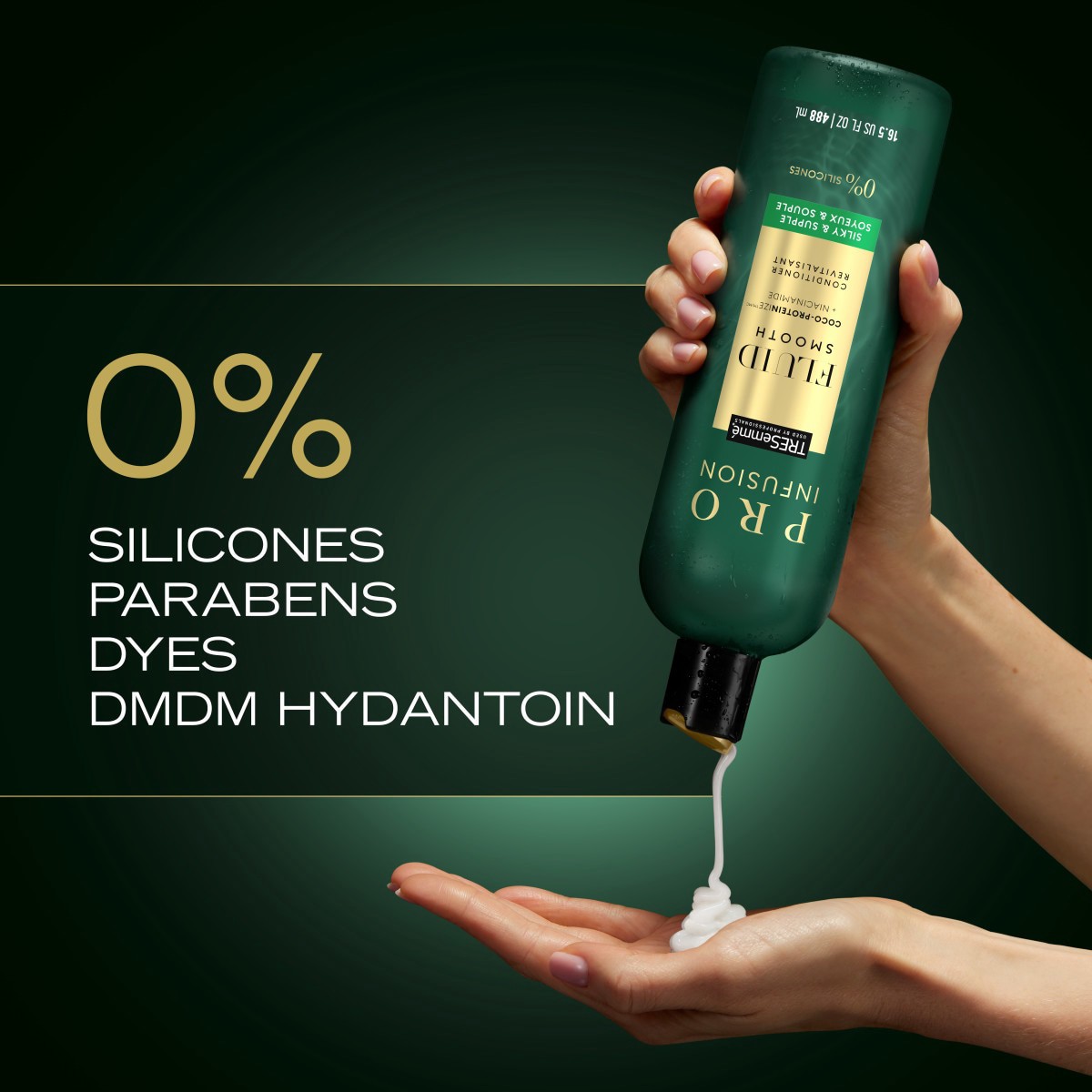 slide 11 of 21, TRESemmé Tresemme Pro Infusion Fluid Smooth Silky & Supple Conditioner - 16.5 fl oz, 16.5 fl oz