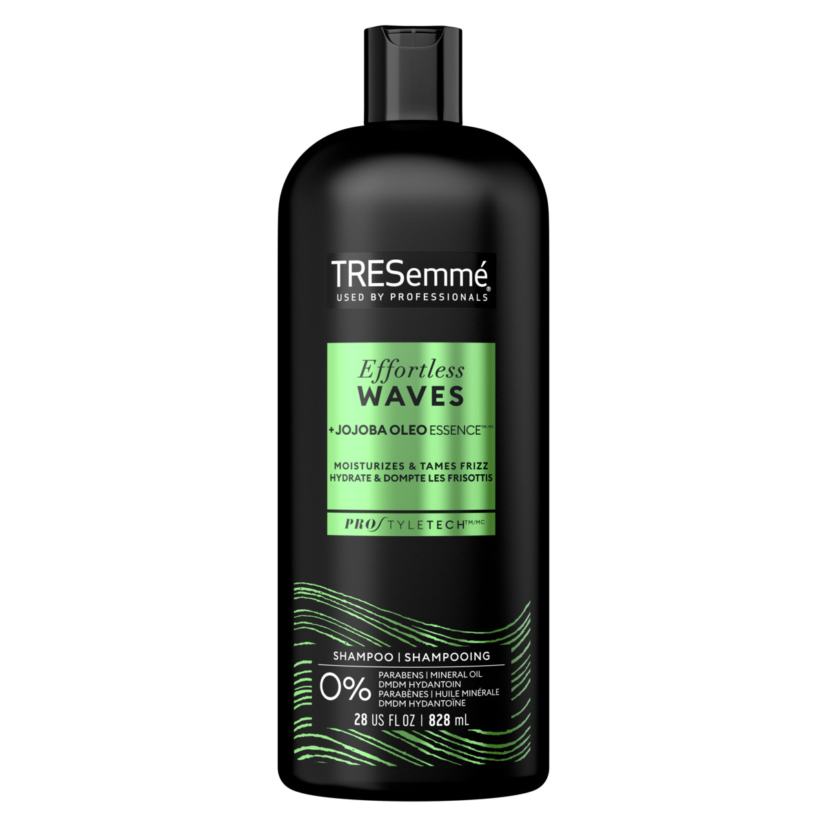 slide 5 of 21, TRESemmé Pro Style Tech Effortless Waves Jojoba Oleo Essence Shampoo 28 fl oz, 28 fl oz