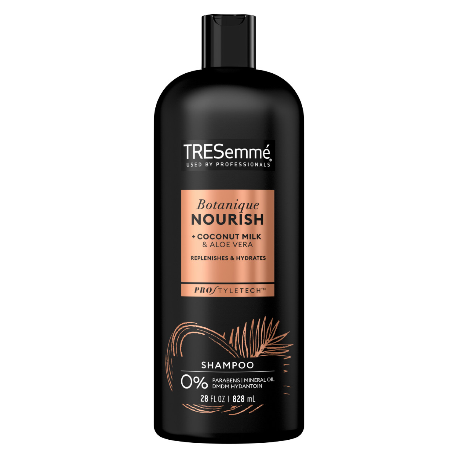 slide 3 of 6, TRESemmé Cruelty Free Botanique Nourish Hydrating Shampoo Botanique Nourish 28 fl oz, 28 fl oz