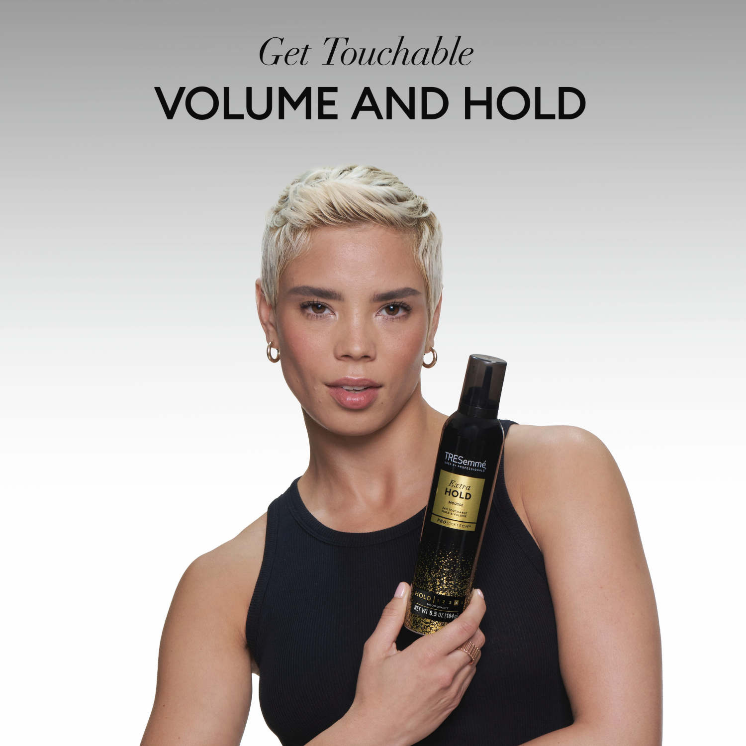 slide 5 of 7, Tresemme TRESemmé Mousse Extra Hold, 6.5 oz