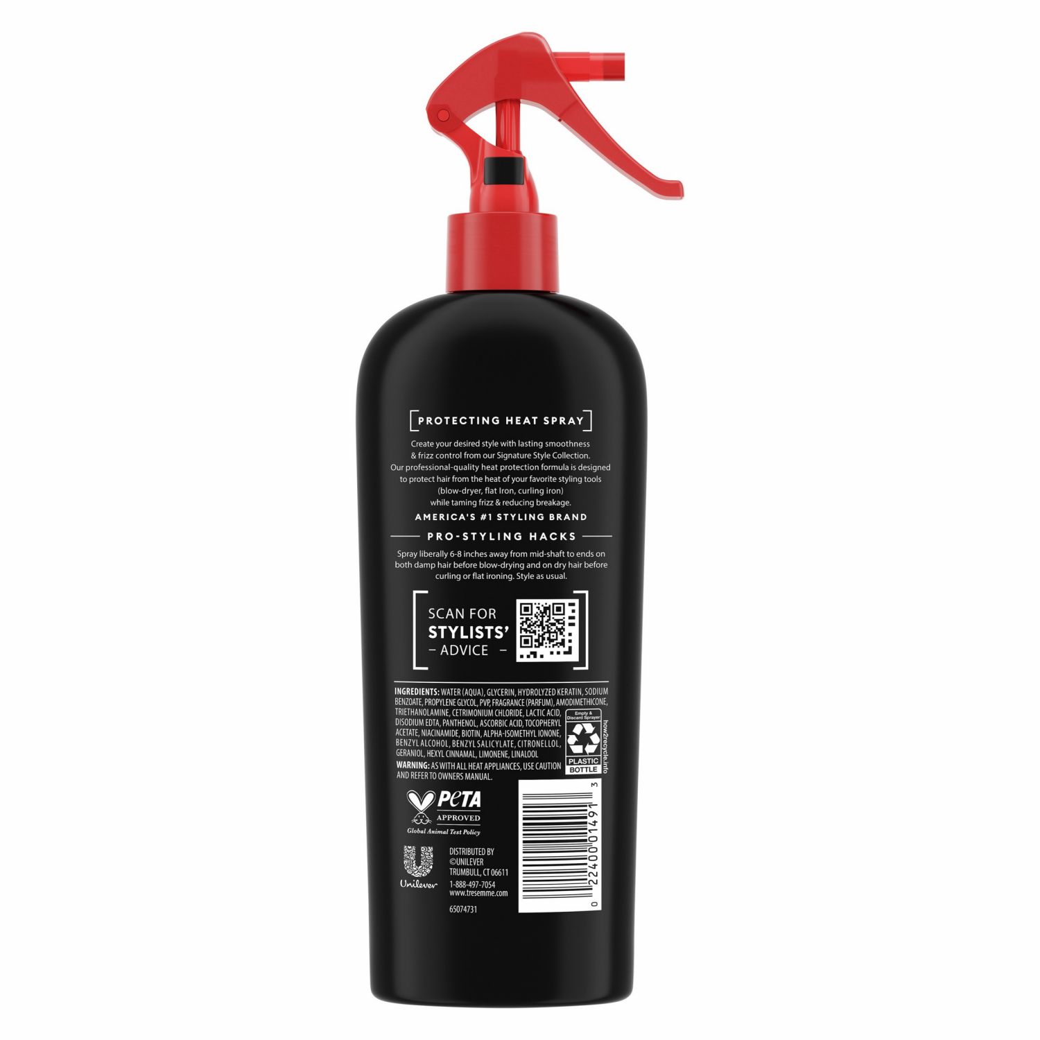 slide 5 of 5, TRESemmé Styling Spray Protecting Heat, 11.5 fl oz, 11.5 fl oz