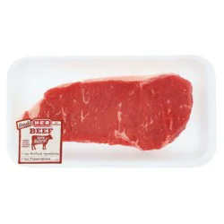 H-E-B Boneless Beef New York Strip Steak, Thick Cut - USDA Select