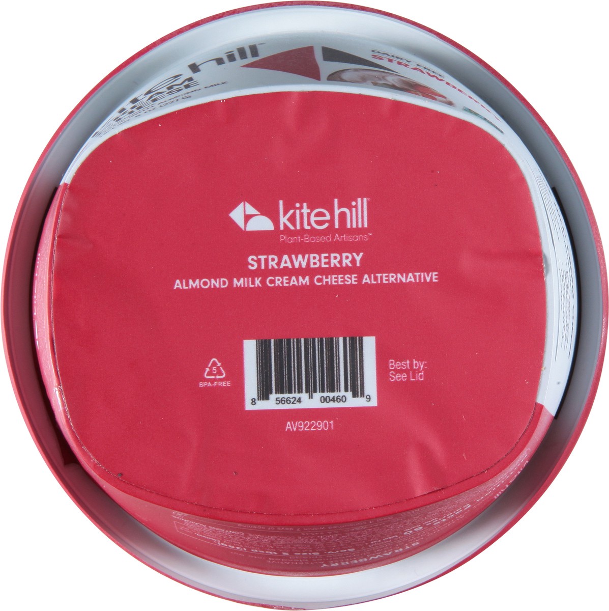 slide 4 of 9, Kite Hill Dairy Free Strawberry Cream Cheese Alternative 8 oz, 8 oz