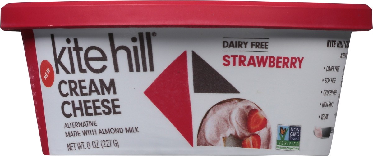 slide 6 of 9, Kite Hill Dairy Free Strawberry Cream Cheese Alternative 8 oz, 8 oz