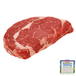 H-E-B Natural Beef Ribeye Steak Boneless, USDA Choice