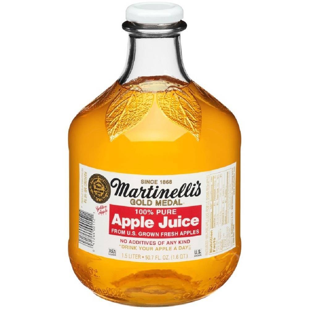 slide 1 of 4, Martinelli's Apple Juice - 50.7 fl oz Glass Bottle, 50.7 fl oz