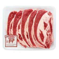 H-E-B Beef Sliced Navel Brisket Bone-In Thin, Value Pack