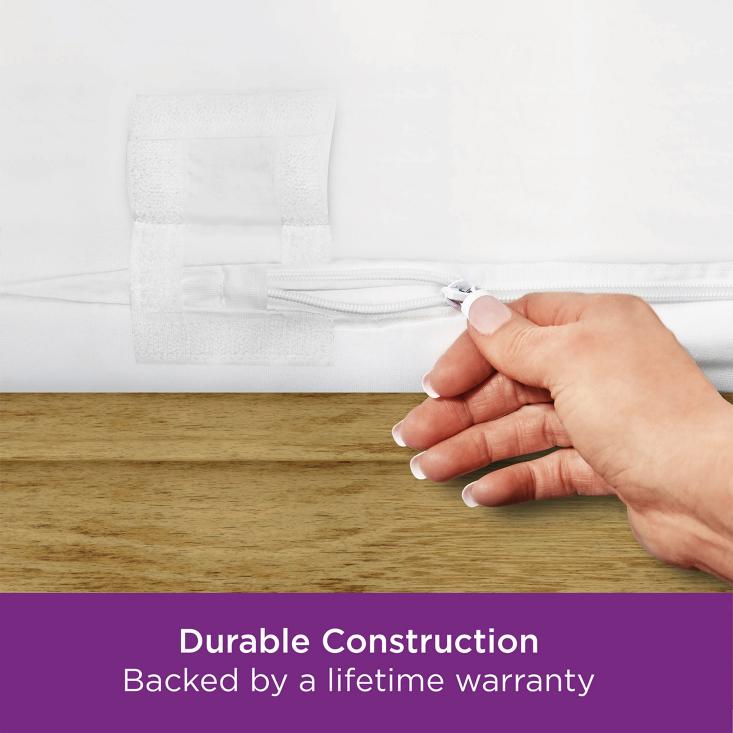 slide 5 of 8, AllerEase Ultimate Cotton, Allergy and Bedbug Zippered Mattress Protector, 1 ct