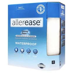 AllerEase Waterproof Allergy Protection Zippered Mattress Protector