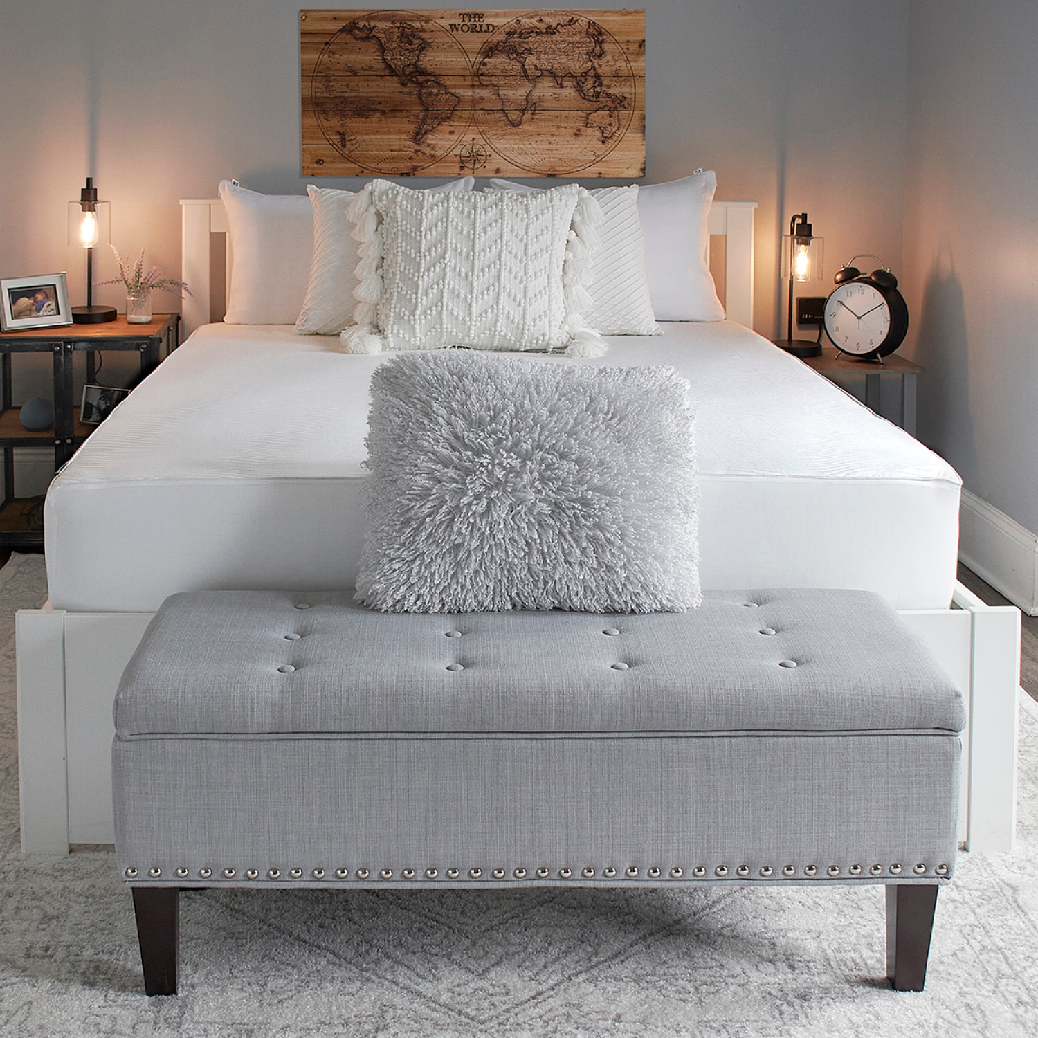 slide 4 of 5, Sealy Luxury Knit Fitted Mattress Protector, Full Size