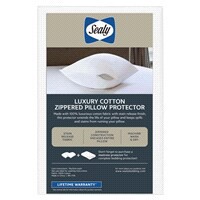 slide 12 of 21, Sealy Stain Release Zippered Pillow Protector, Standard/Queen, 1 ct